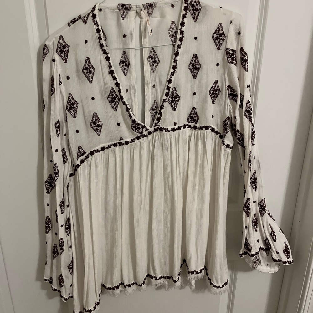 White Peasant Blouse